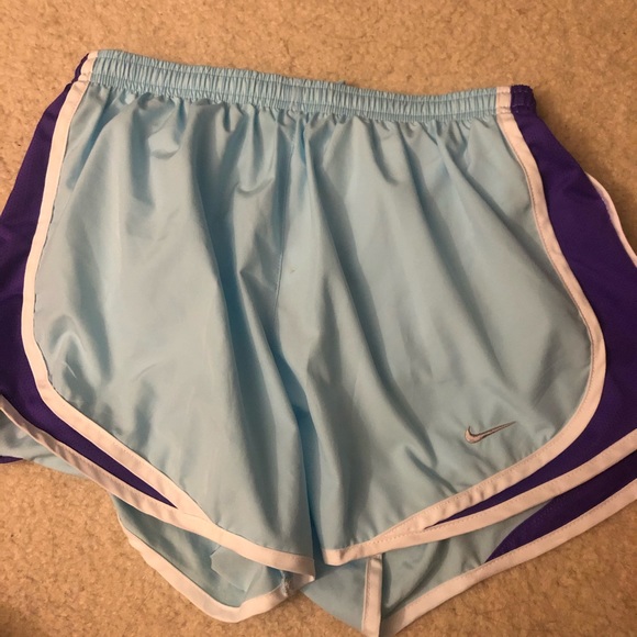 Nike Women Running Shorts in Blue/Purple - Picture 1 of 2